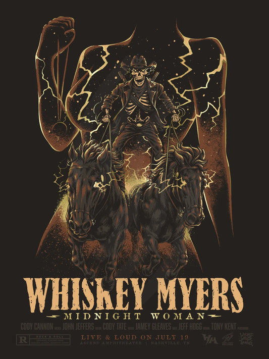 E15 | WHISKEY MYERS | NASHVILLE | MIDNIGHT WOMAN | LIGHTNING | 3DIAMOND
