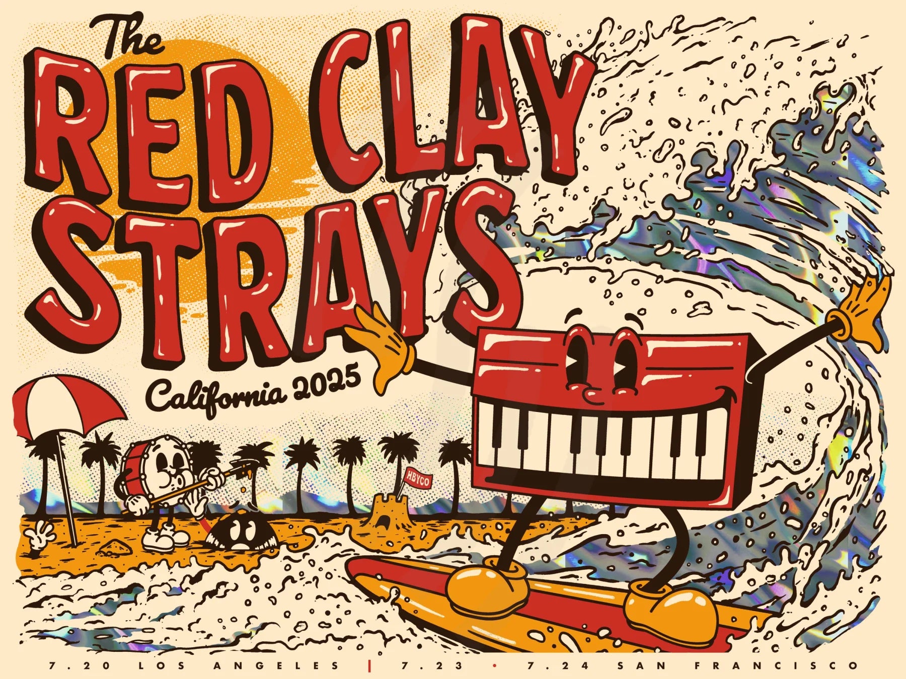 E16 | RED CLAY STRAYS | CALIFORNIA | SWIRL3 | 3DIAMOND