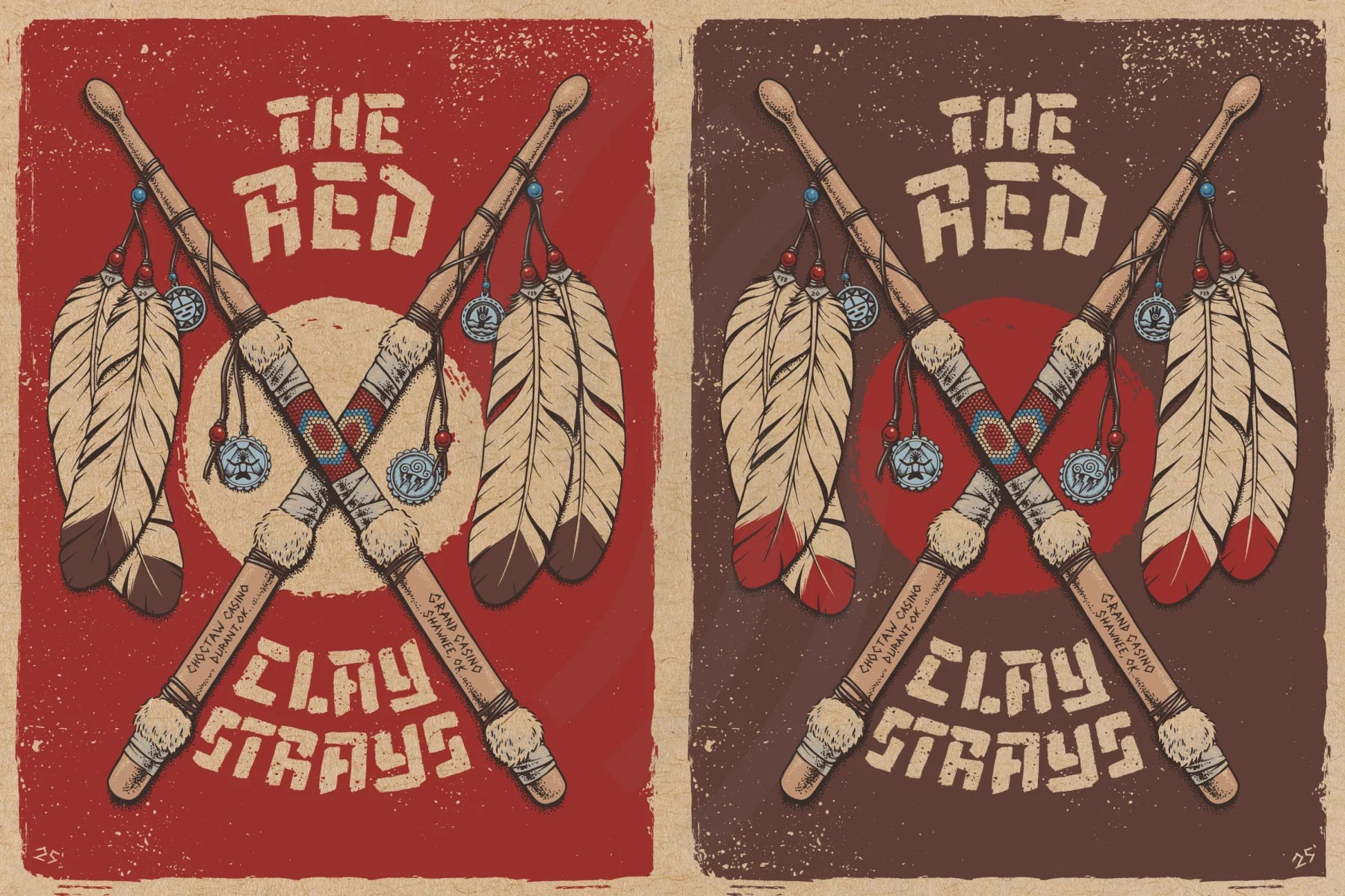 E2 | RED CLAY STRAYS | OK | AGED KRAFT UNCUT | 2DIAMOND