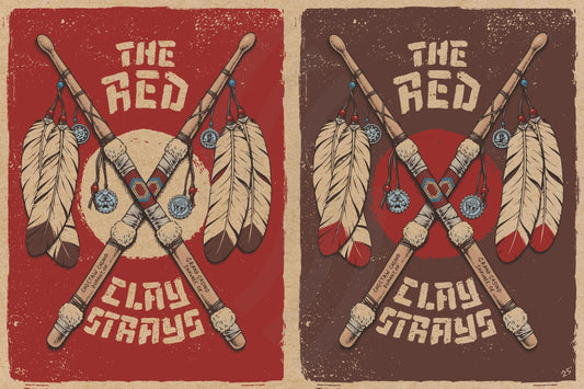 E2 | RED CLAY STRAYS | OK | AGED KRAFT UNCUT | 2DIAMOND