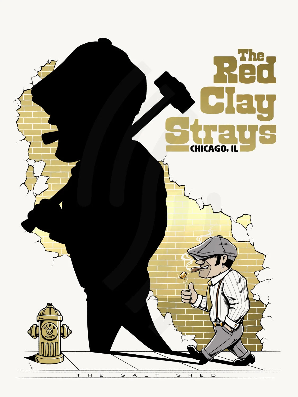 E22 | RED CLAY STRAYS | CHICAGO | 24K GOLD | 3DIAMOND
