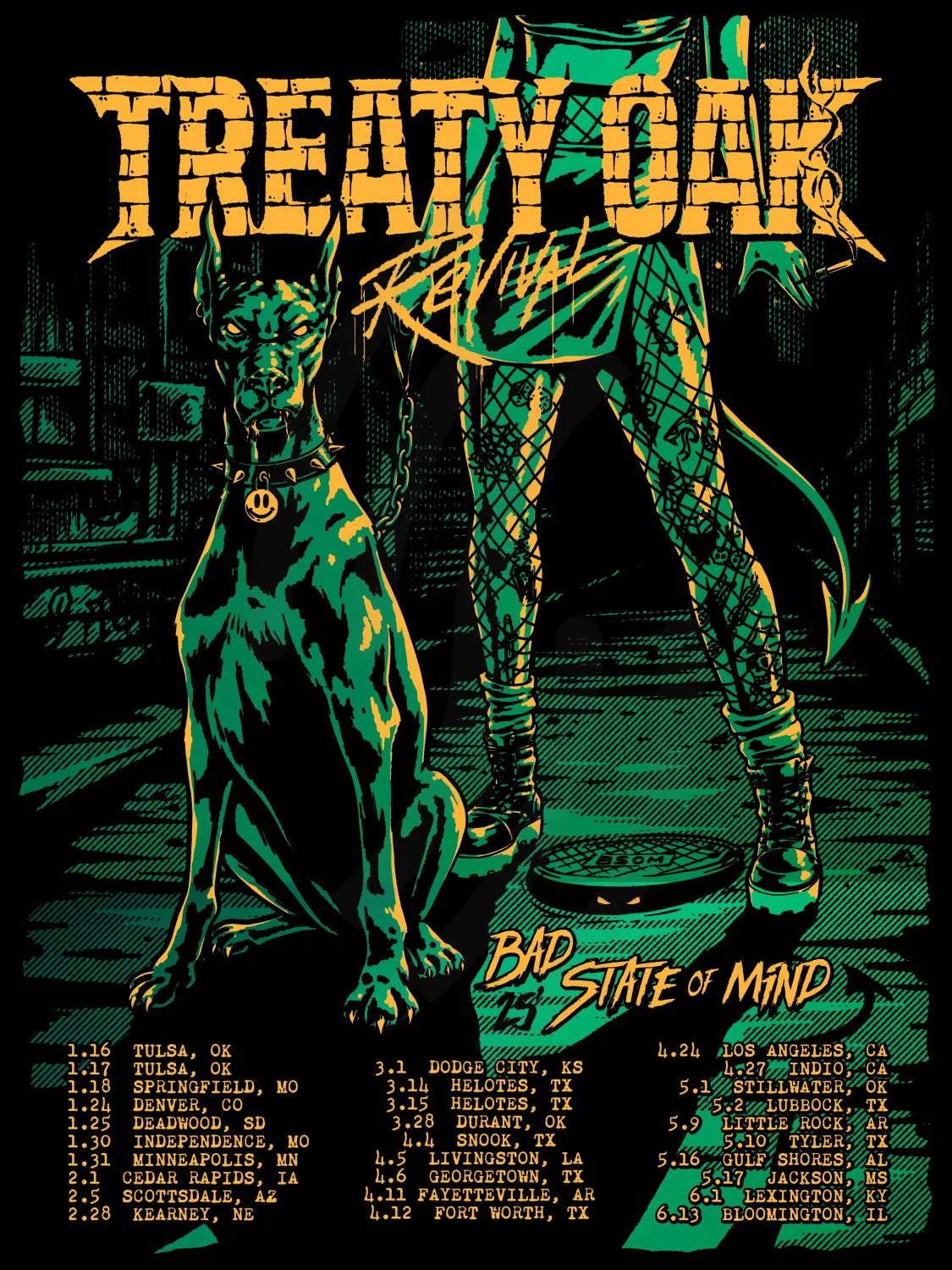 E3 | TREATY OAK REVIVAL | BSOM | TOXIC GREEN MIRROR | 1DIAMOND