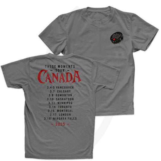 E4 | RED CLAY STRAYS | THESE MOMENTS | CANADA | TOUR T-SHIRT