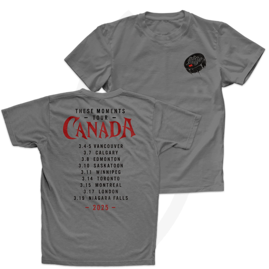 E4 | RED CLAY STRAYS | THESE MOMENTS | CANADA | TOUR T-SHIRT