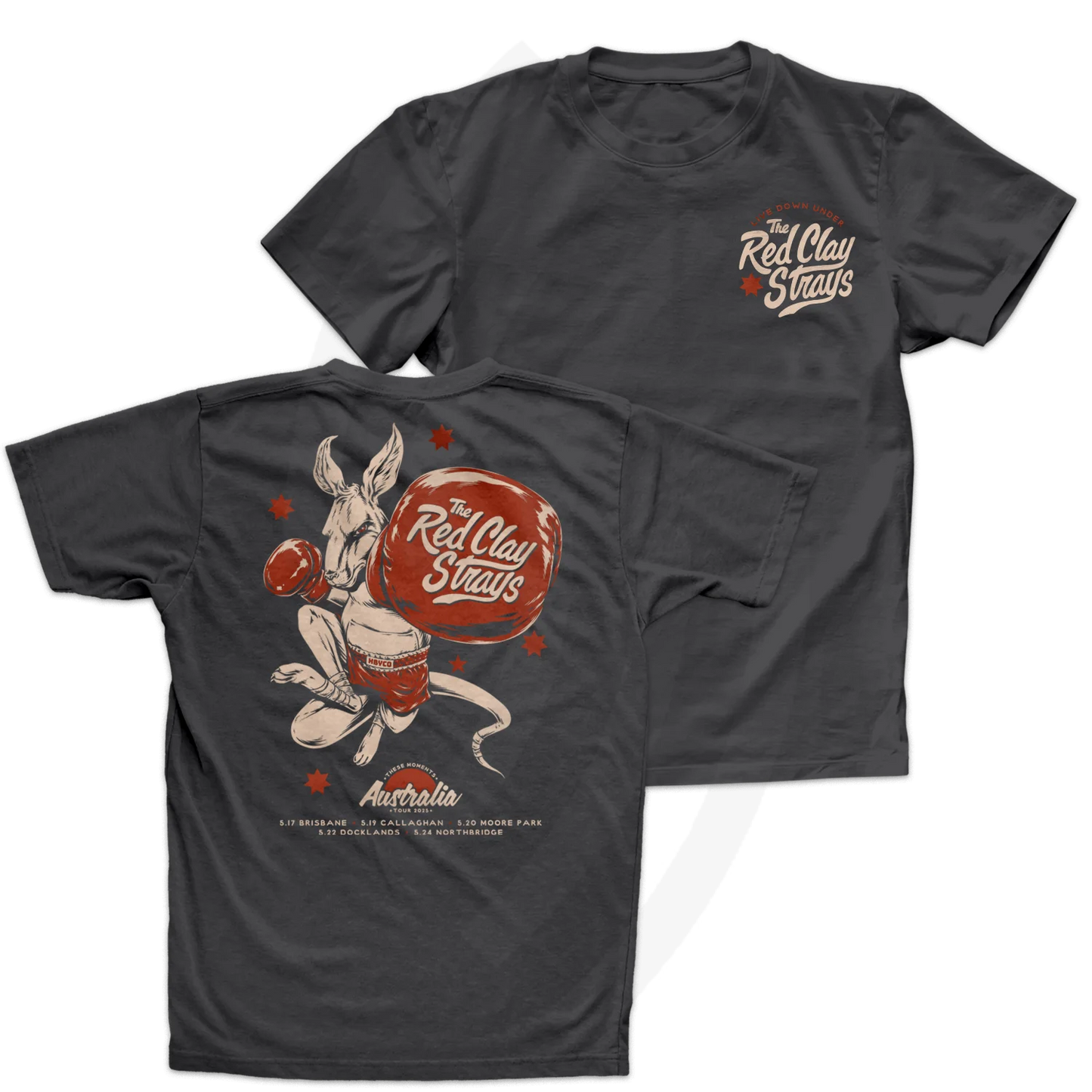 E9 | RED CLAY STRAYS | THESE MOMENTS | AUSTRALIA | TOUR T-SHIRT