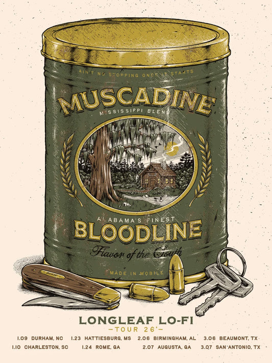 F1 | MUSCADINE BLOODLINE | LONGLEAF LO-FI | TOUR