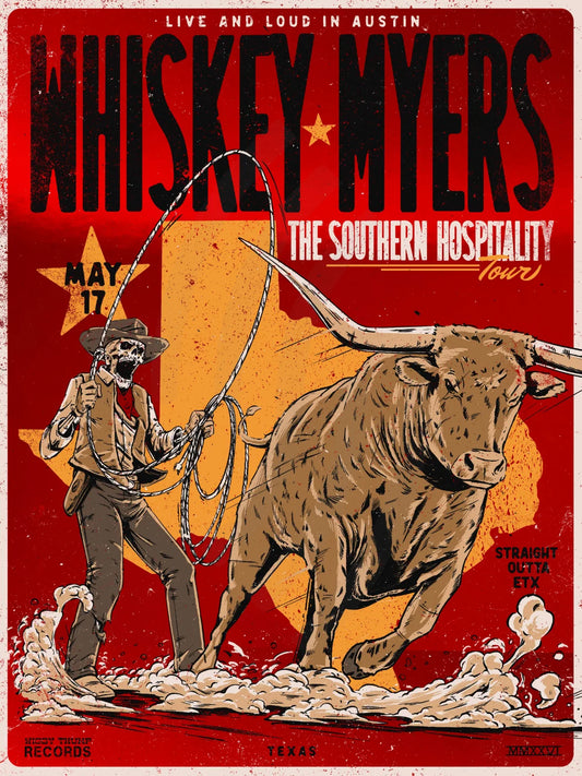 F10 | WHISKEY MYERS | AUSTIN TX | RED MIRROR | 3DIAMOND