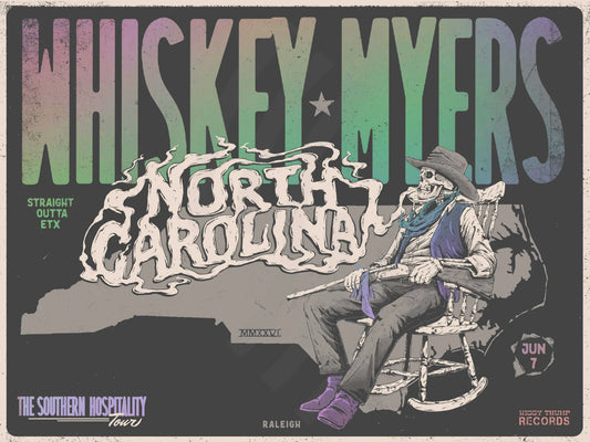F21 | WHISKEY MYERS | RALEIGH | HOLO SHINE | 3DIAMOND