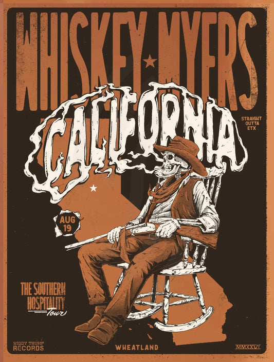 F53 | WHISKEY MYERS | WHEATLAND CA | ROSE GOLD | 3DIAMOND